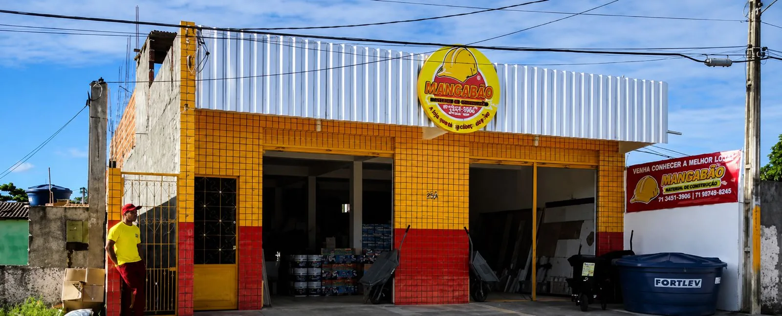 Fachada do Mangabão em Camaçari